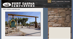 Desktop Screenshot of fortcasparcamp.com